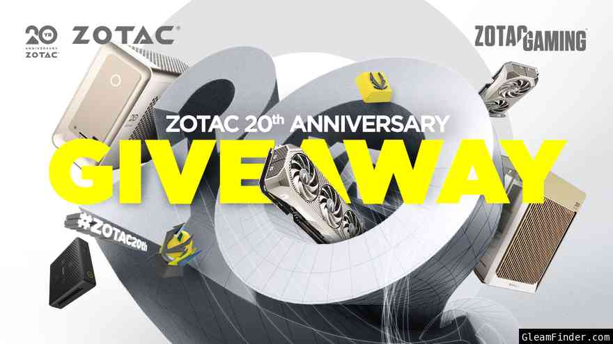 ZOTAC 20th Anniversary Giveaway - Phase IV
