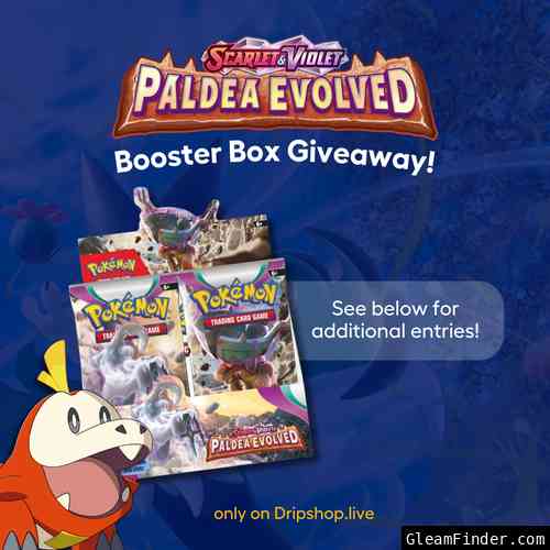 Paldea Evolved Booster Box Giveaway!