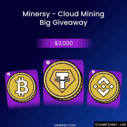 Minersy Big Giveaway (January 1 Special)