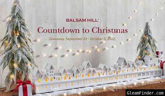 Balsam Hill UK's Countdown to Christmas Giveaway 2022