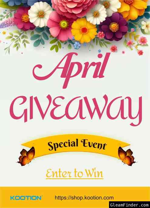 Win Kootion April 2024 Giveaway Pack worth $1000