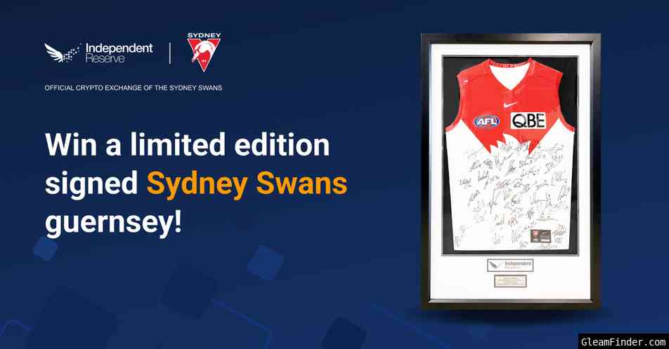 Win a limited edition signed Sydney Swans guernsey!