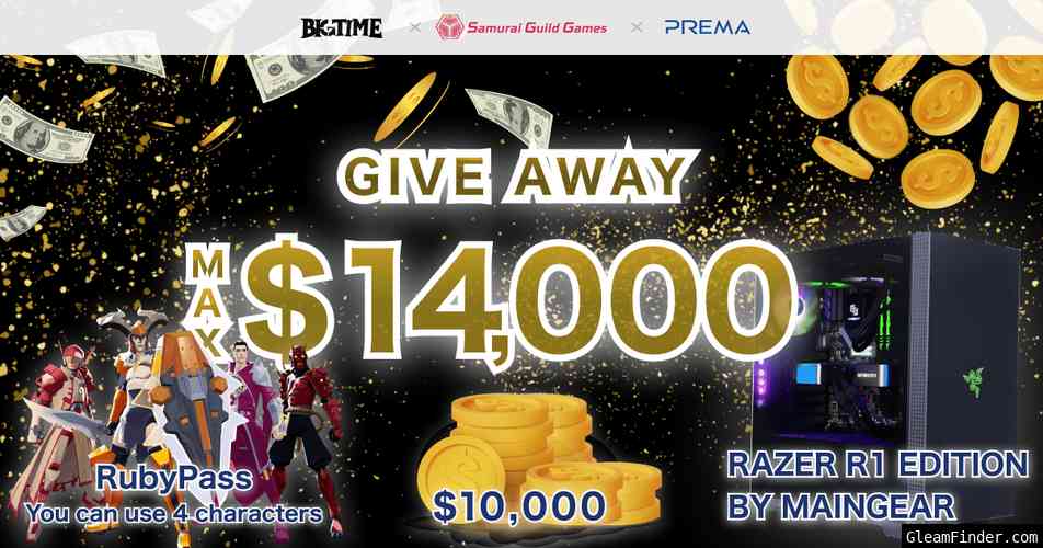 ã€�MAX ï¼„14,000ã€‘BigTime Ã— Samurai Guild Games Ã— PREMA