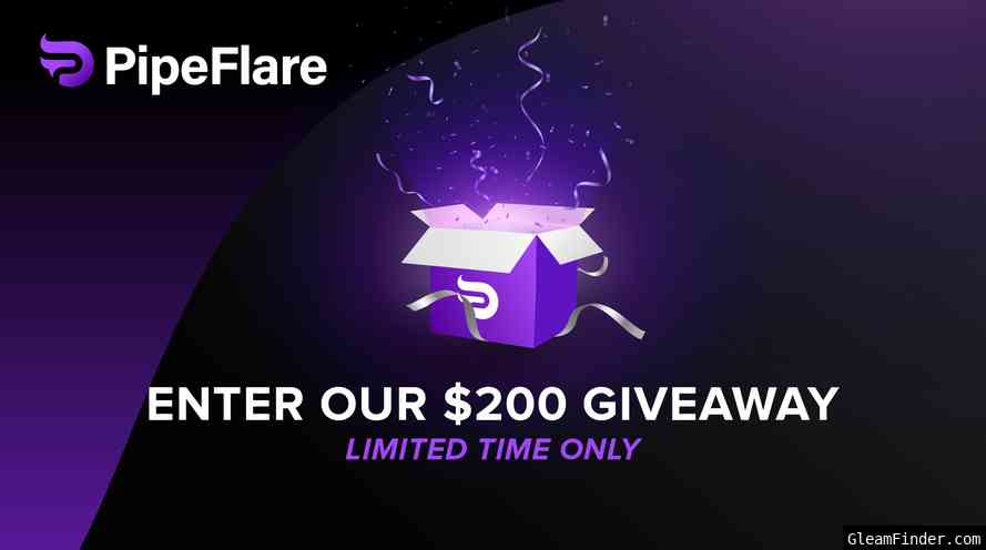 PipeFlare Community Member Giveaway