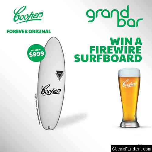 Win A Coopers Surfboard Thanks To The Grand Bar