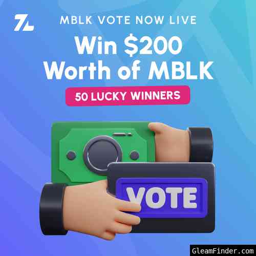 DAO Maker $MBLK Vote | Win $200 Cash