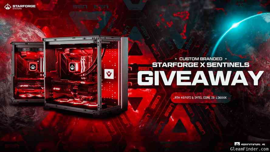 Starforge Systems x Sentinels | Starforge Systems RTX 4070Ti Gaming PC Giveaway May 16th - Jun 15th