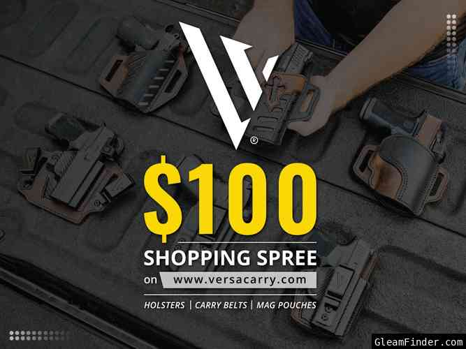 $100 Versacarry® Shopping Spree - Ends 6/30/23