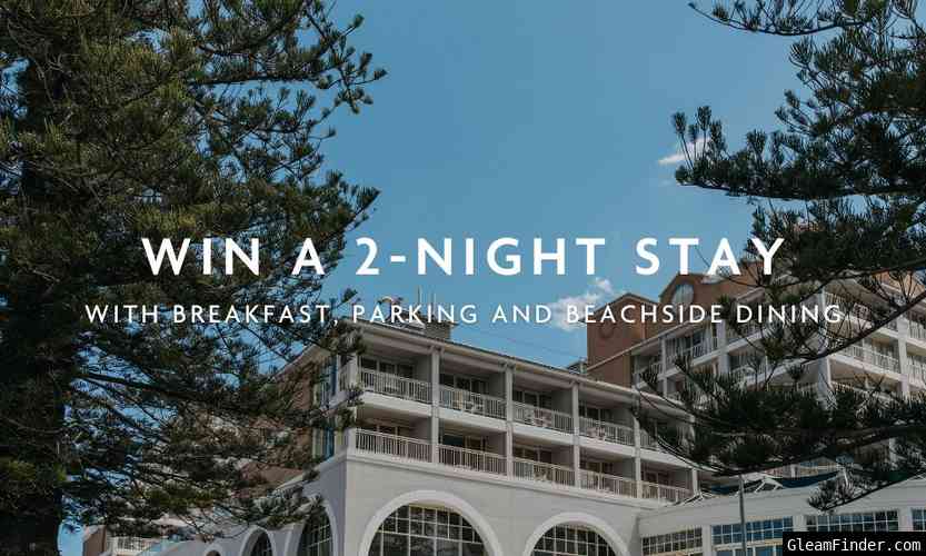 Win a stay at Crowne Plaza Terrigal Pacific with breakfast, parking and beachside dining