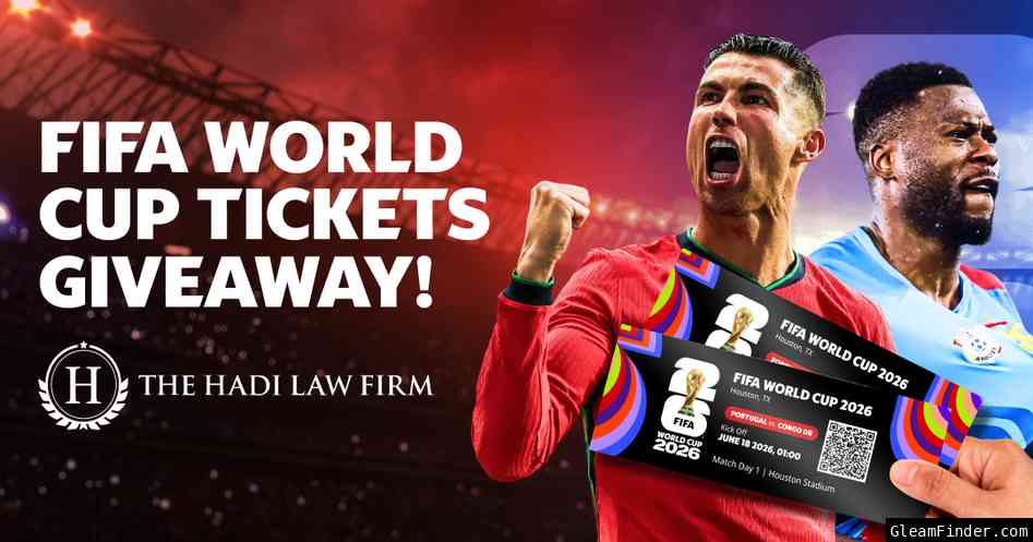 WORLD CUP TICKETS GIVEAWAY