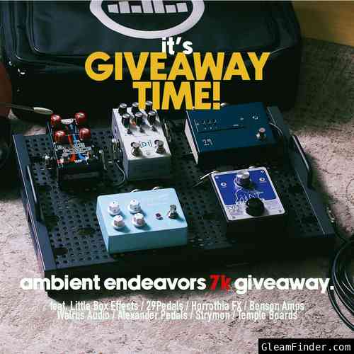 Ambient Endeavors 7K Giveaway