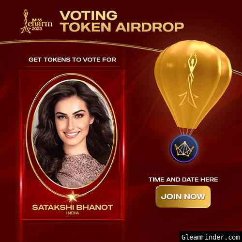 MISS CHARM INDIA 2023 - MBC TOKEN AIRDROP FOR VOTING!