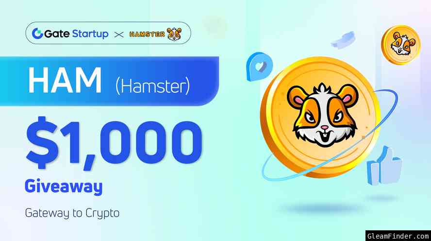 Startup x Hamster (HAM) $1,000 Giveaway