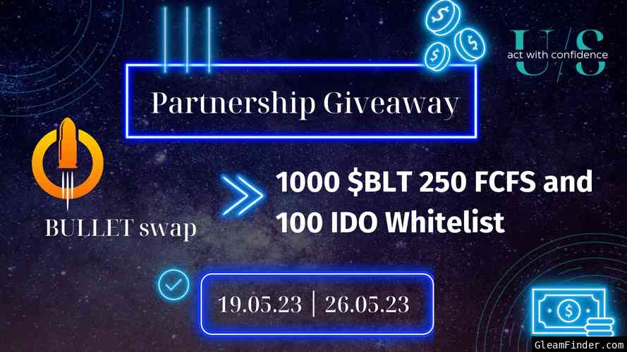 Bullet Swap X UniverseSwap Partnership Giveaway