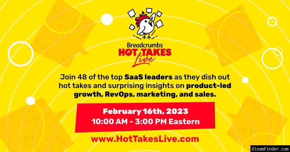 Hot Takes Live - SaaStock Giveaway