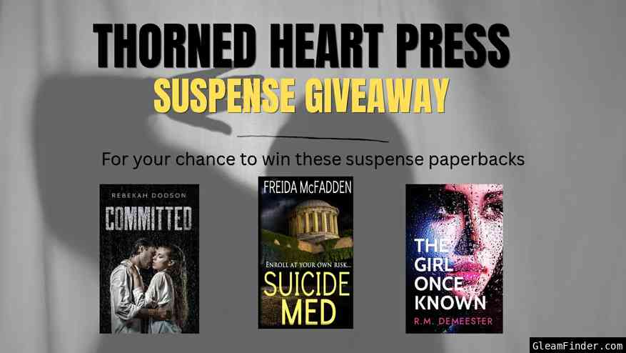 Thorned Heart Press Suspense Giveaway