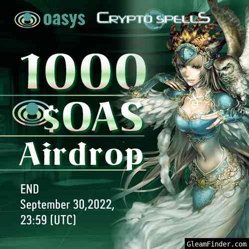 [CryptoSpells x OASYS] $OAS Airdrop Campaign