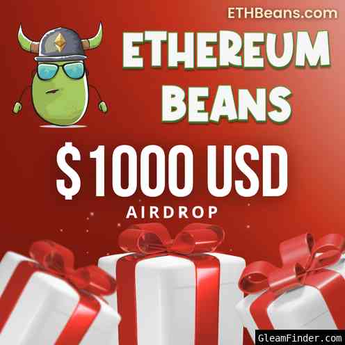 ETHBeans $1000 USD Airdrop