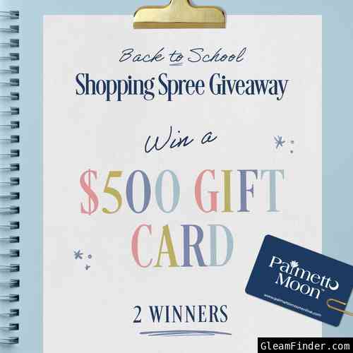Back to School Shopping Spree Giveaway