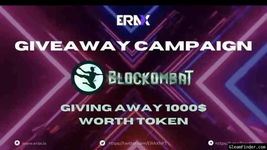 Blockombat x Erax Giveaway Campaign